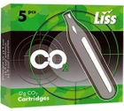 Баллончики CO2 для пневматики 5 шт., LISS - изображение 1
