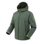 Куртка / ветровка тактическая Softshell olive (олива) софтшелл Размер 3XL - изображение 1