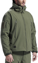 Куртка / ветровка тактическая Softshell olive (олива) софтшелл Размер M - изображение 7