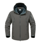 Куртка / вітровка тактична Softshell grey (сірий) софтшелл Розмір 3XL - зображення 2