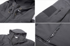 Куртка / вітровка тактична Softshell grey (сірий) софтшелл Розмір 3XL - зображення 6