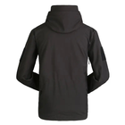 Куртка / ветровка тактическая Softshell black (черный) софтшелл Размер XL - изображение 4