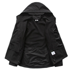 Куртка / вітровка тактична Softshell black (чорний) софтшелл Розмір 3XL - зображення 3