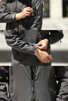 Куртка / ветровка тактическая Softshell grey (серый) софтшелл Размер XL - изображение 8