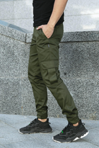 Штани котонові чоловічі Intruder "Baza" штани хакі осінні | весняні | літні - зображення 3