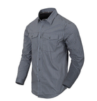 Рубашка (Скрытое ношение) Covert Concealed Carry Shirt Helikon-Tex Phantom Grey Checkered XXXL Тактическая мужская - изображение 1