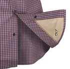 Рубашка (Скрытое ношение) Covert Concealed Carry Shirt Helikon-Tex Scarlet Flame Checkered XS Тактическая мужская - изображение 5