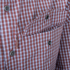 Рубашка (Скрытое ношение) Covert Concealed Carry Shirt Helikon-Tex Scarlet Flame Checkered XS Тактическая мужская - изображение 10