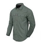 Рубашка (Скрытое ношение) Covert Concealed Carry Shirt Helikon-Tex Savage Green Checkered S Тактическая мужская - изображение 1