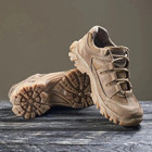 Кросівки унісекс шкіряні Demi Season 36 (23,5см) Демісезон 1208 Ukr-Tec (Койот) тактичні черевики - зображення 1
