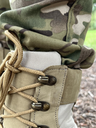 Берцы тактические мужские Light Boots 43 (28 см) Весна/Лето нубук и оксфорд ботинки легкие (Койот) - изображение 5
