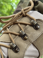 Берці тактичні чоловічі Light Boots 43 (28 см) Весна/Літо нубук та оксфорд черевики легкі (Койот) - зображення 6