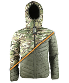 Куртка мужская тактическая двухсторонняя KOMBAT UK военная с липучками под шевроны ВСУ Xenon XL мультикам/оливковый TR_kb-xj-btpol-xl - изображение 1