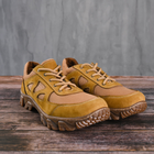 Кросівки чоловічі тактичні сітка ЗСУ (ЗСУ) 7104 43 р 27,5 см коричневі (OPT-1845) - зображення 8