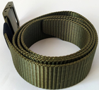 Тактический военный ремень Tactical армейский брючной пояс унисекс Olive (ykk-belt-olive) - изображение 3
