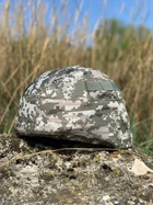 Кавер на каску с креплением для очков шлем маскировочный чехол на каску ЗСУ водонепроницаемый цвет пиксель - изображение 3