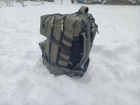 Військовий рюкзак на 60 літрів із системою MOLLE армійський ЗСУ рюкзак колір олива - зображення 4