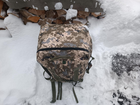 Рюкзак сумка баул 100 литров военный армейский тактический ЗСУ баул цвет пиксель 3147 - зображення 2