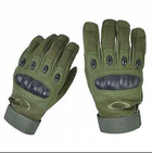Перчатки тактические с закрытыми пальцами Оливковый M - изображение 1