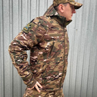 Куртка тактическая FCTdesign на сетке Софтшел 44-46 мультикам - изображение 4