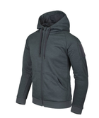 Куртка толстовка (Худі) Urban Tactical Hoodie (Fullzip) Helikon-Tex Black-Grey Melange M Тактична чоловіча