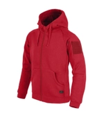Куртка толстовка (Худи) Urban Tactical Hoodie (Fullzip) Lite Helikon-Tex Red M Тактическая мужская - изображение 1