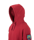 Куртка толстовка (Худи) Urban Tactical Hoodie (Kangaroo) Lite Helikon-Tex Red XS Тактическая мужская - изображение 4