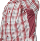 Рубашка (Нейлон) Trip Shirt - Nylon Blend Helikon-Tex Red Plaid XS Тактическая мужская - изображение 7