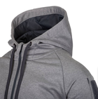 Куртка толстовка (Худі) Urban Tactical Hoodie (Fullzip) Helikon-Tex Grey Melange S Тактична чоловіча - зображення 4