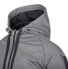 Куртка толстовка (Худи) Urban Tactical Hoodie (Fullzip) Helikon-Tex Grey Melange 2XL Тактическая мужская - изображение 4