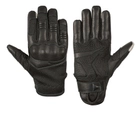 Тактические сенсорные кожаные перчатки Holik Beth black размер 2XL - изображение 1