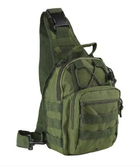 Рюкзак Тактичний 6 літрів Tactical М3 Oxford 600D із системою MOLLE Оліва - зображення 1