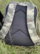 Универсальный рюкзак тактический 20 литров, военный рюкзак водоотталкивающий с плотной тактической ткани Мультикам - изображение 3
