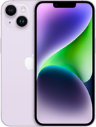 Smartfon Apple iPhone 14 256GB Purple (MPWA3) - obraz 1