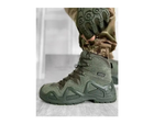 Берцы, походная обувь, тактические, армейские, военные ботинки, олива, дышащие, водоотталкивающие р.42 - изображение 1