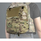 Плитоноска броніжелет Мультикам на 6 магазинів зі штурмовою панеллю рюкзак під гвинтівку AR,АК Multicam IDP7404MC - зображення 4