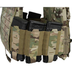 Плитоноска броніжелет Олива на 6 магазинів зі штурмовою панеллю рюкзак під гвинтівку AR,АК Olive Ranger Green IDP7404RG - зображення 7