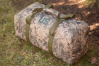 Тактична сумка баул US 65 л велика військова армійська сумка баул колір піксель для передислокації ЗСУ - зображення 6