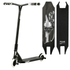 Самокат трюковый двухколесный с алюминиевыми пегами Best Scooter FEAR Черный с белым