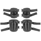 Тактические наколенники 2E + налокотники Black (2E-MILKNAELPADS-SET-BK) - изображение 1