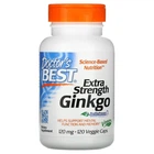 Натуральная добавка Doctor's Best Extra Strength Ginkgo 120 мг Капсулы