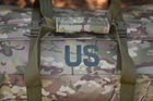 Сумка тактична баул US 65 л військова армійська сумка баул колір мультикам для передислокації ЗСУ - зображення 4