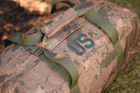 Сумка тактическая баул US 65 л военная армейская большая сумка баул цвет койот для передислокации ВСУ - изображение 2