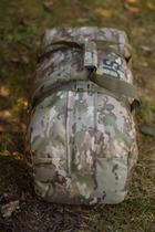 Сумка тактична баул US 65 л військова армійська сумка баул колір мультикам для передислокації ЗСУ - зображення 5