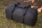 Сумка тактична баул US 65 л військова армійська сумка баул колір чорний для передислокації ЗСУ - зображення 9
