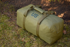 Сумка тактична баул US 65 л військова армійська сумка баул колір олива хаккі для передислокації ЗСУ - зображення 10
