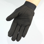 Перчатки мужские тактические текстильные размер ХL черного цвета Код 68-0103 - изображение 5