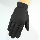 Перчатки мужские тактические текстильные размер ХL черного цвета Код 68-0103 - изображение 6