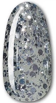 Гель-лак для ногтей Moon Full Color Gel Polish 327 - Серебряный глиттер на полупрозрачной основе (8 мл) (899397-932746-2)
