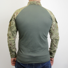 Бойова сорочка Убакс (розмір М) тактична футболка з довгим рукавом UBACS чоловіча армійська кофта з замком олива + мультикам убокс - зображення 2